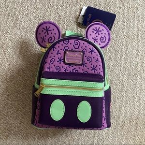 NWT Mickey Mouse Main Attraction Mad Tea Party Loungefly Backpack
